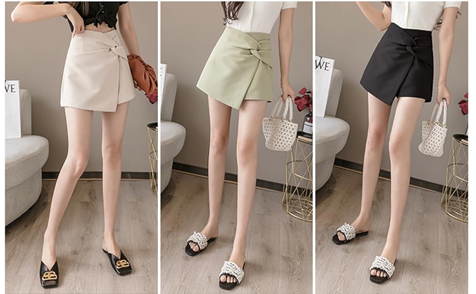 Amazon | [MIKANHX]ショートパンツ レディース キュロット 夏