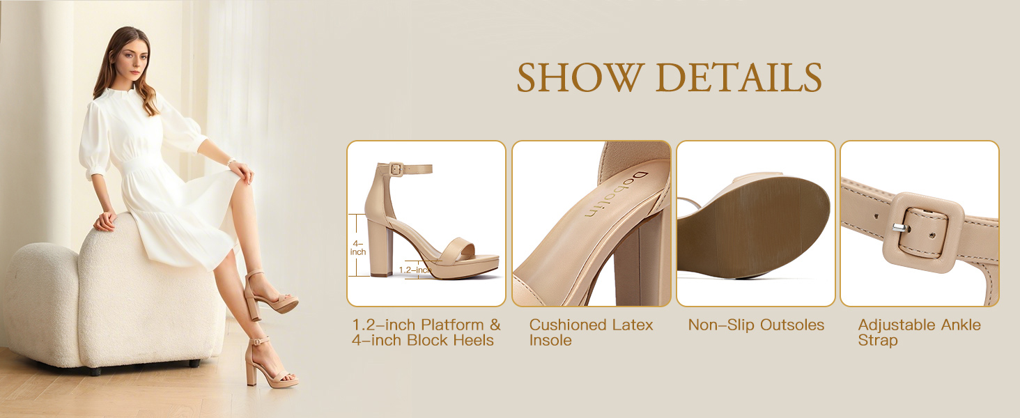 NUDE heels WIDE