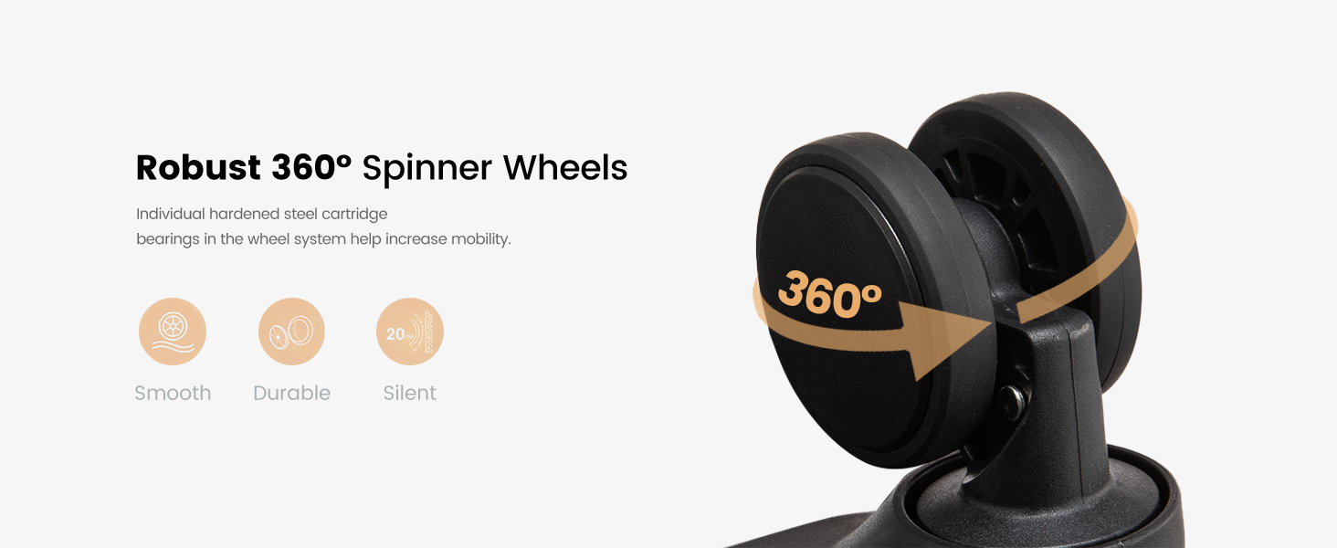 LOVEVOOK Carry On Luggage 22x14x9 Airline Approved, 22 Inch Suitcases Wheels Carry on Suitcase