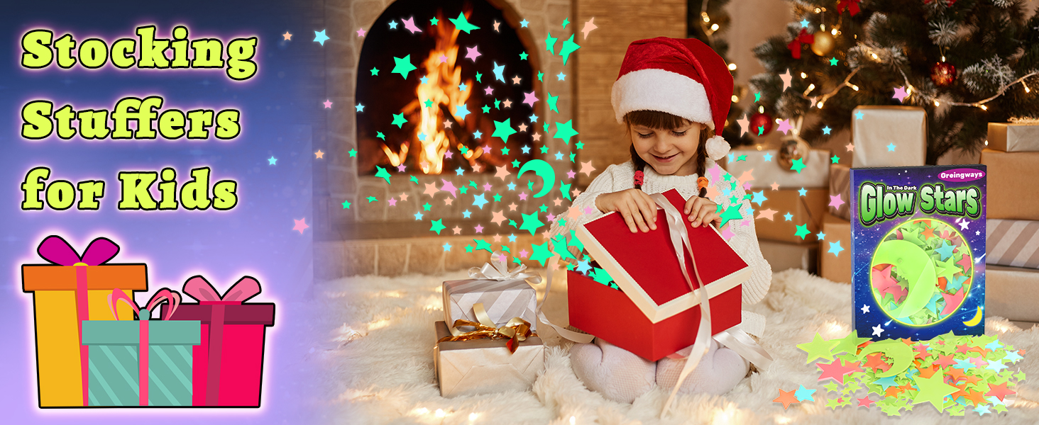 Greingways 201 Pcs Glow in The Dark Stars Stickers for