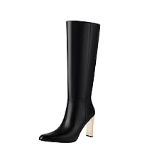 Mポョ★ Amazon.com | Mofirdast Knee High Boots for Women Square Toe