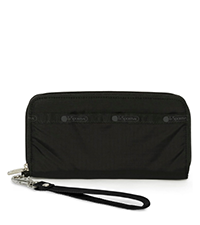 LeSportsac Tech Wallet Wristlet (Recycled Black): Handbags