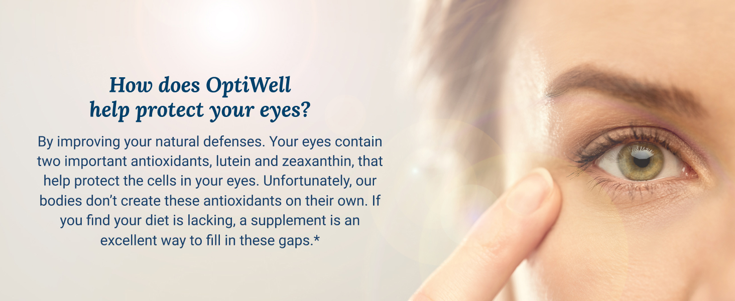 how does optiwell help protect your eyes?
