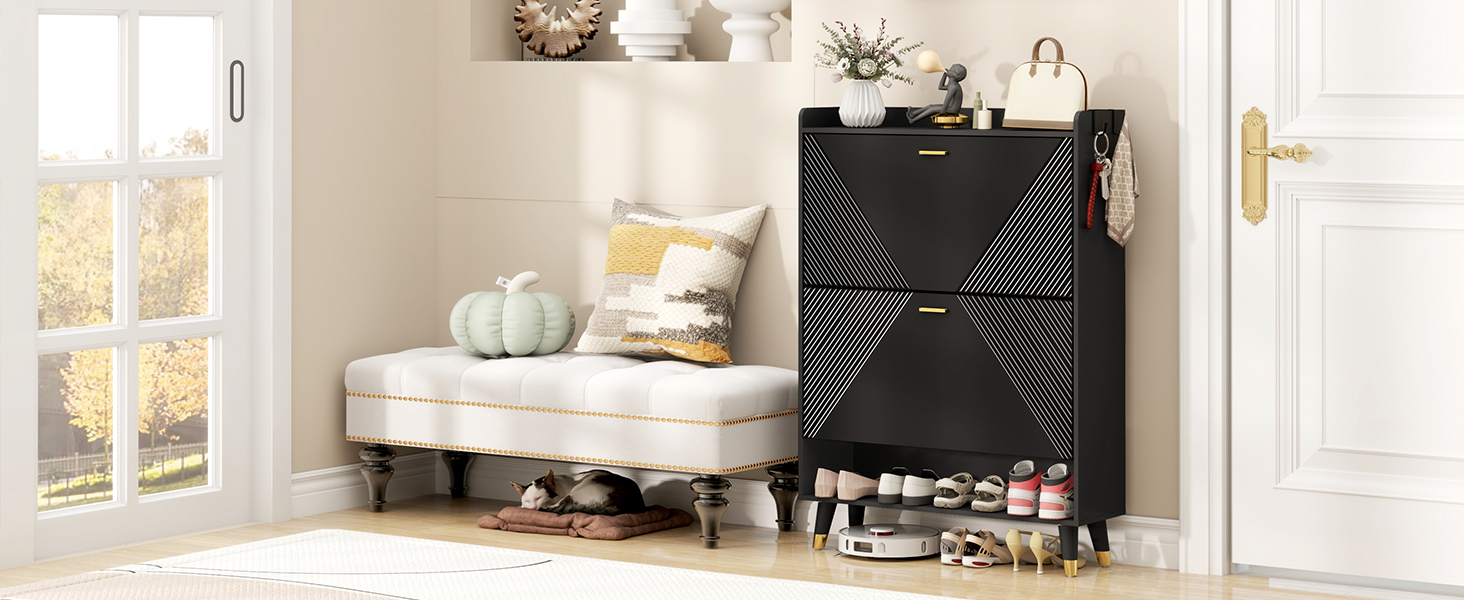 howcool shoe cabinet for Entryway