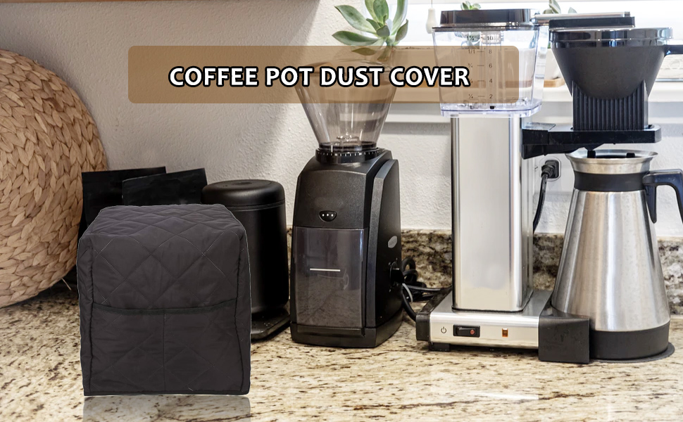Coffee Machine Cover, DustProof Coffee Maker Dust Cover