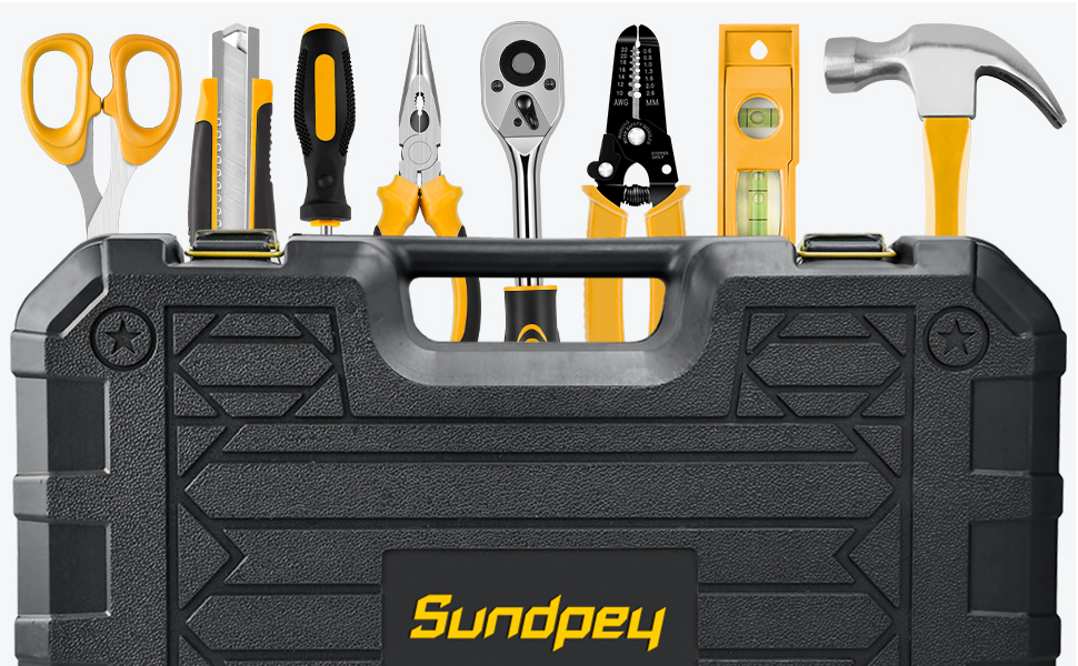 Sundpey Home Tool Kit 300Pcs Household Auto Repair Tool Set