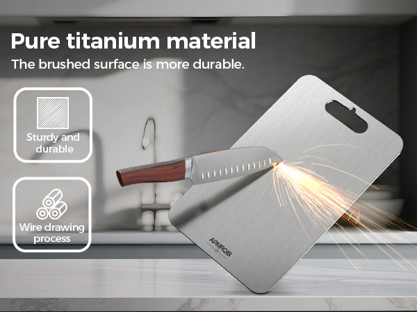Titanium cutting board