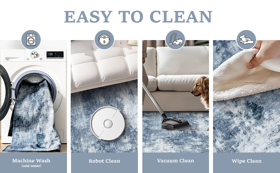 Diskoll Area Rug 2x3 Entryway Rug, Washable Indoor Door Mat