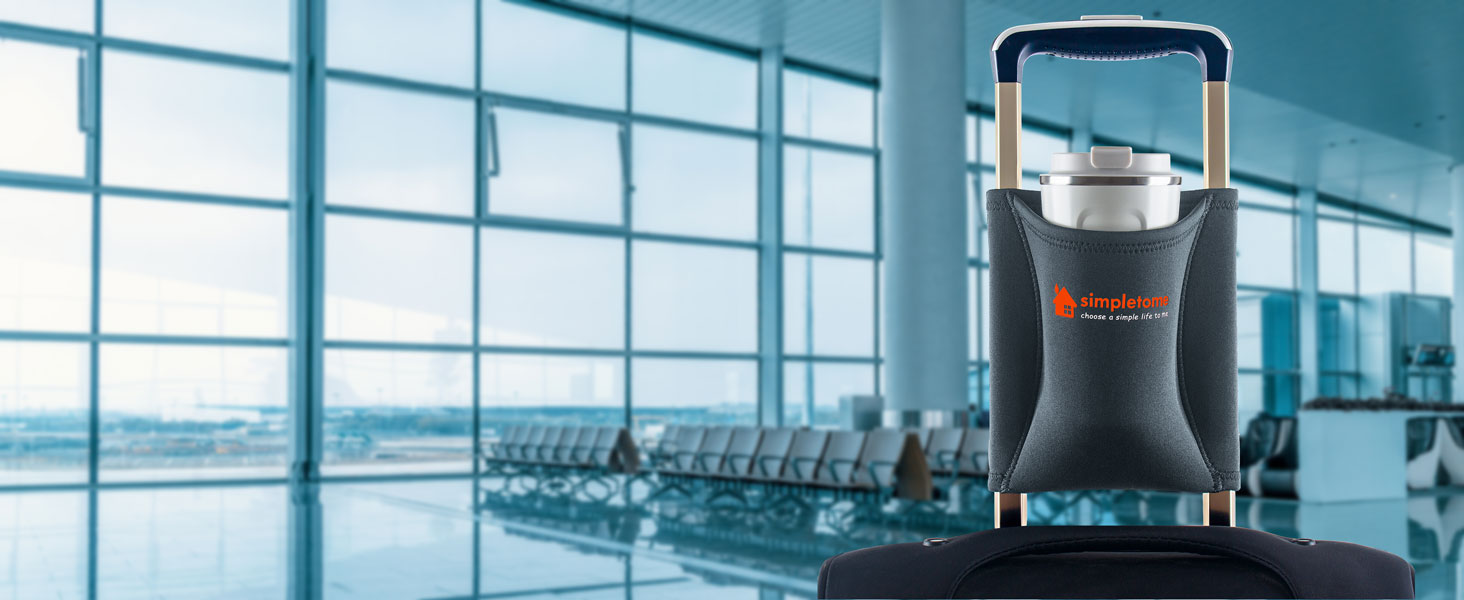 トラベルアクセサリー、機内持ち込みスーツケース、トラベルカップホルダー、飛行機電話ホルダー