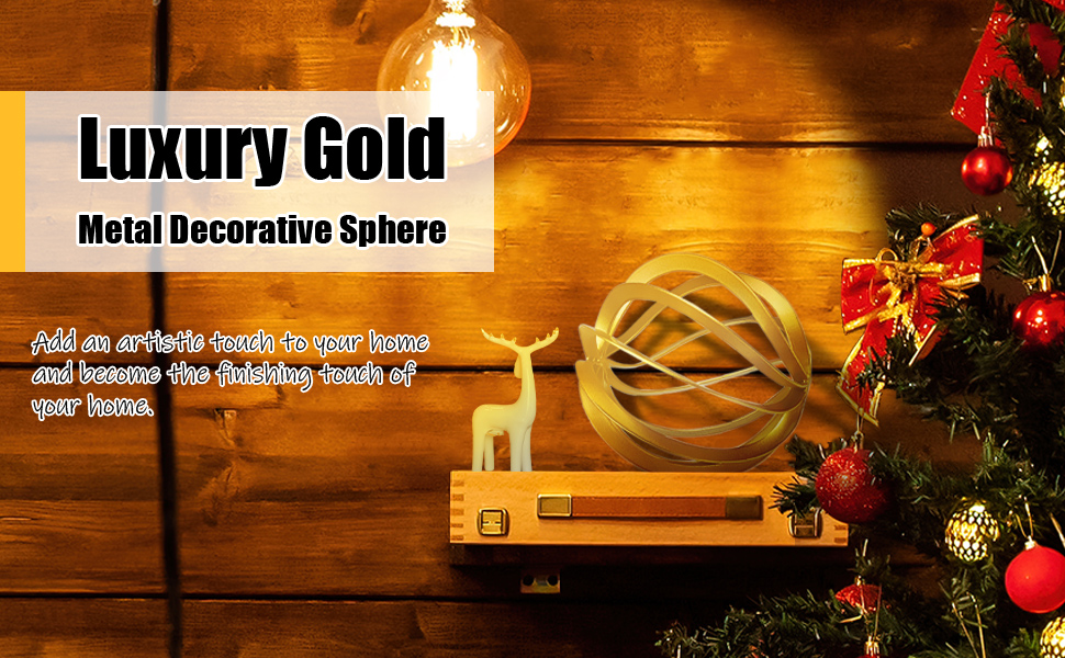 Metal Decorative Sphere: Get a Modern Art Touch for Your Home
