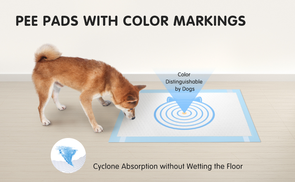 ELS PET Puppy Pee Pads Large, Ultra Absorbent LeakProof Dog Pee Pads