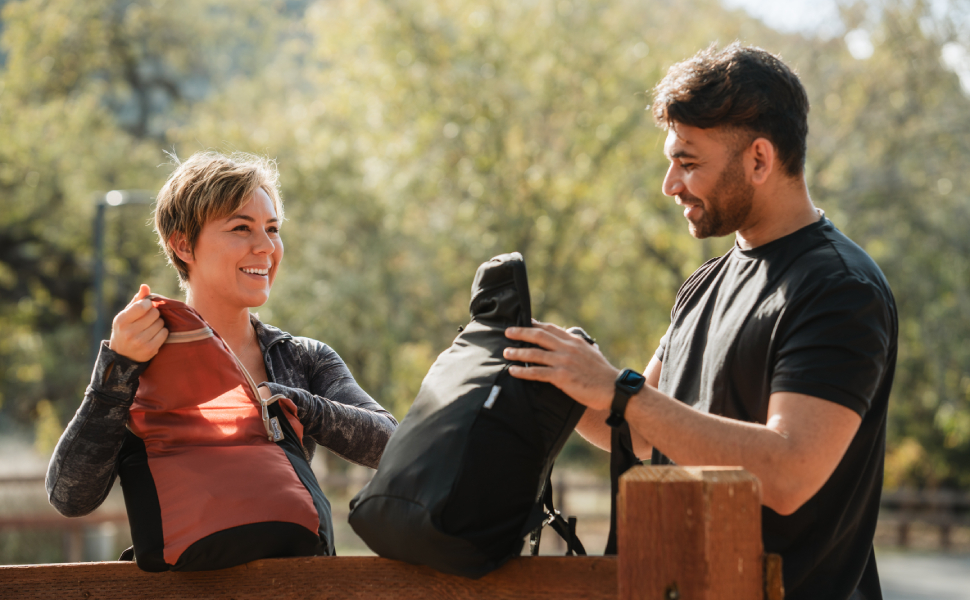 Recycled Backpack; Lightweight Travel; Packable Travel Bag; Water Bottle Pack; Lightweight Bag