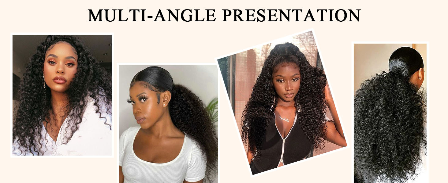 Ombre Drawstring Ponytail