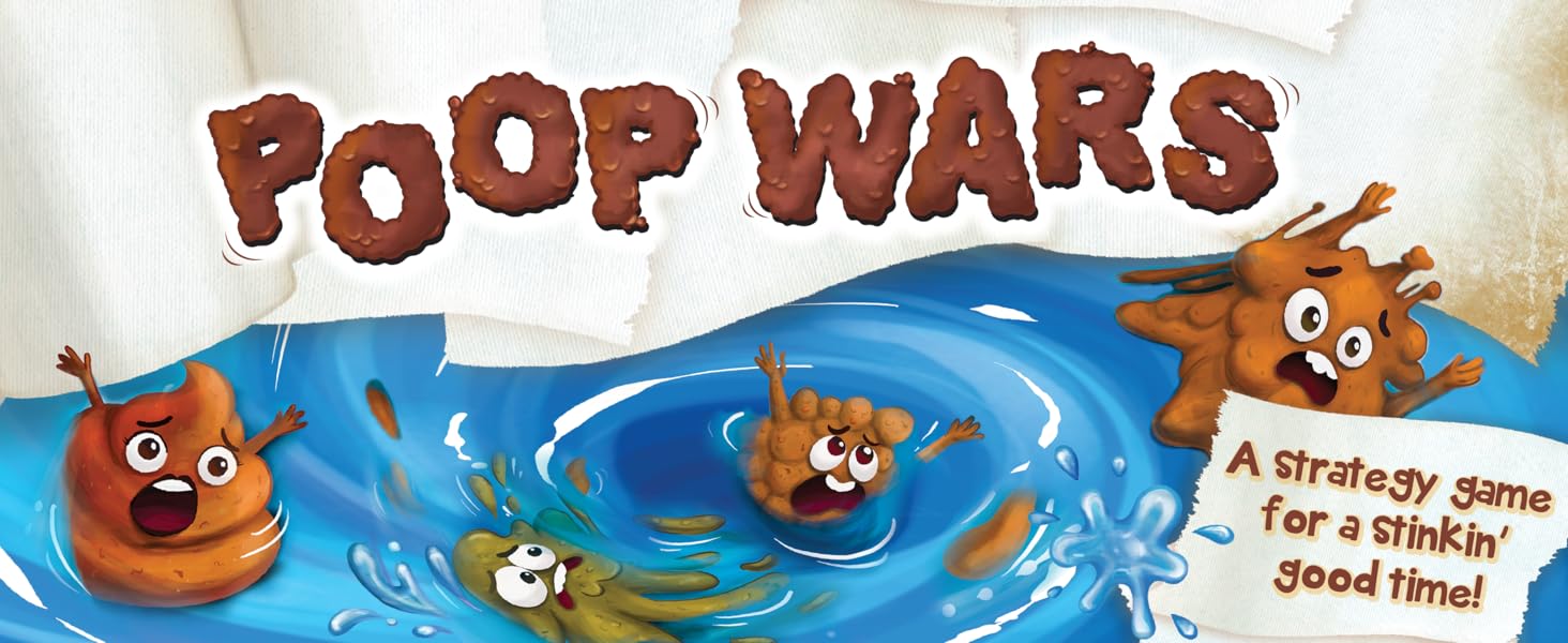 Poop wars strategy card game for a stinking good time