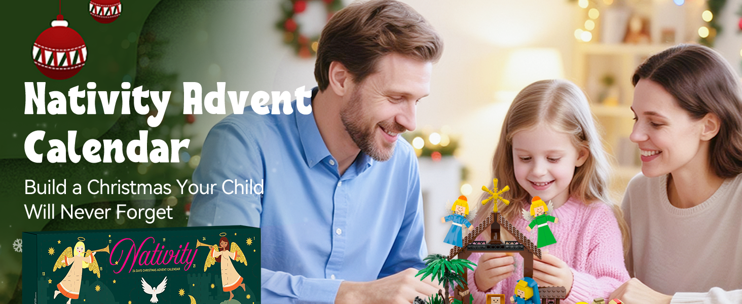 Nativity Advent Calendar 2025 Kids
