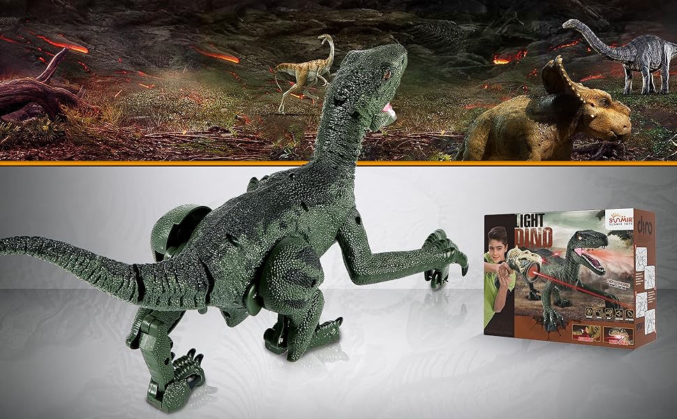 Hot Bee Remote Control Dinosaur Toys for Kids 35, Walking