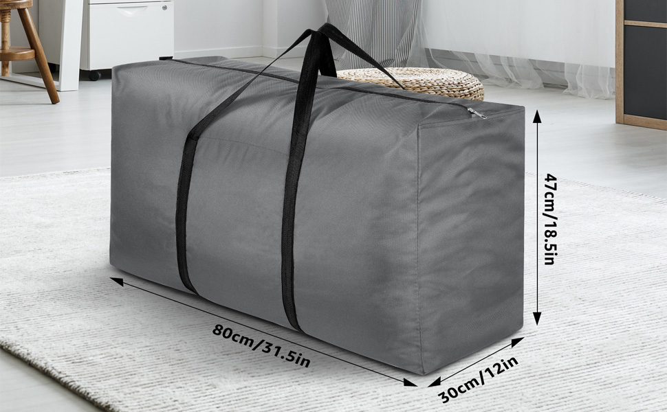 iespell 4 Pack 110L Large Clothes Storage Bag, 600D Oxford Fabric