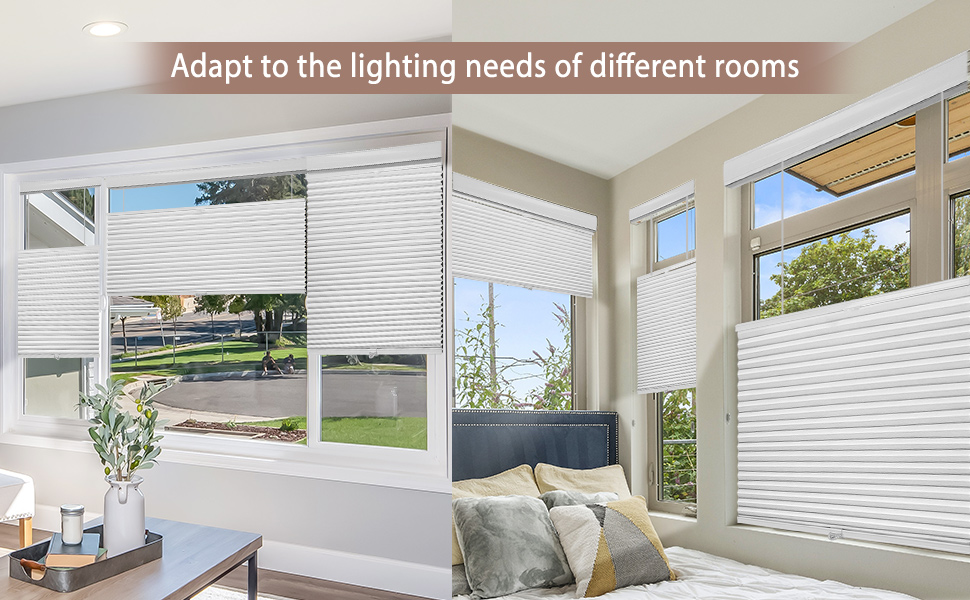 HOMEDEMO Top Down Bottom Up Shades Blackout Cellular Shades