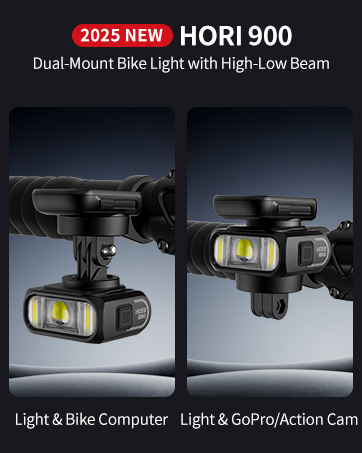 Hori 900 bike lights