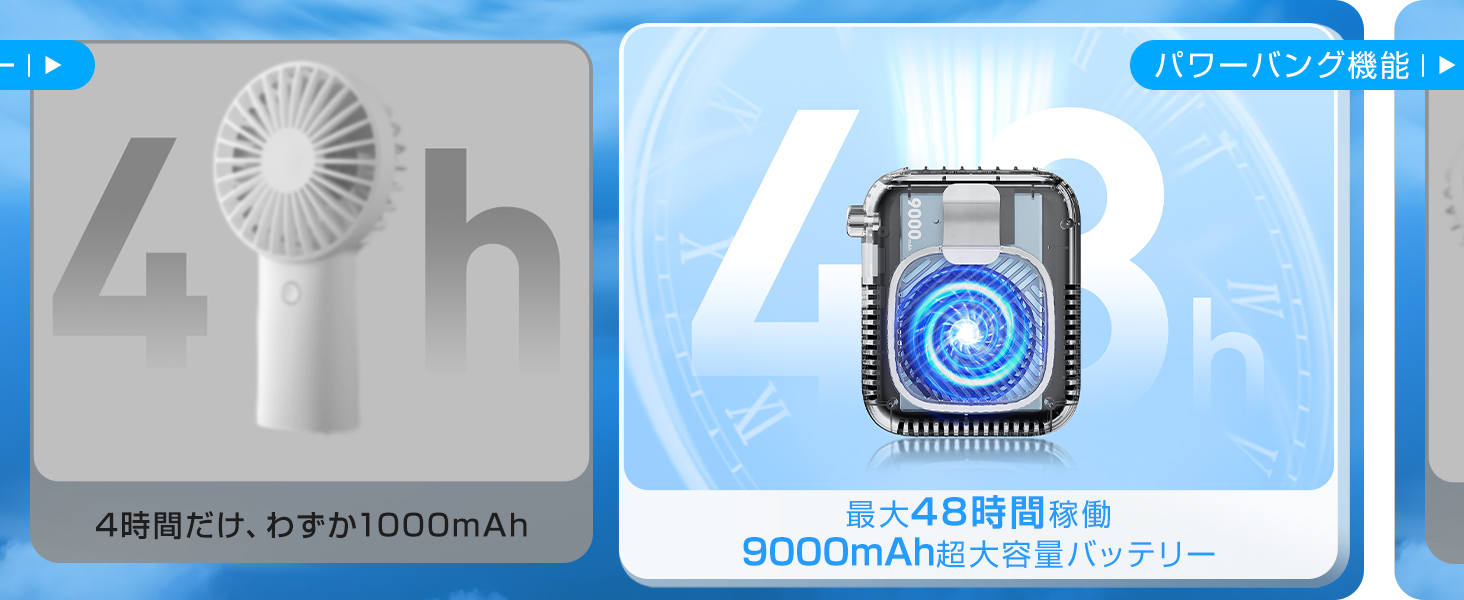 扇風機 小型 小型扇風機 腰掛け扇風機 ハンディファン 首掛け ベルトファン ポータブル扇風機