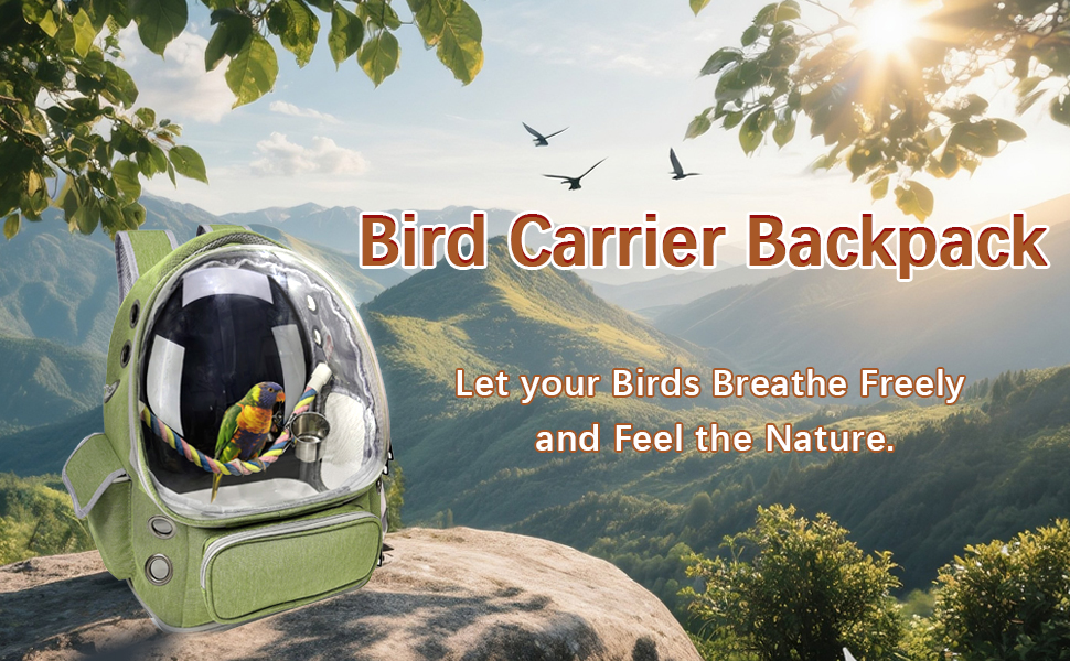 bird backpack carrier