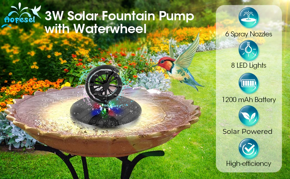 Solar Fountain Pump