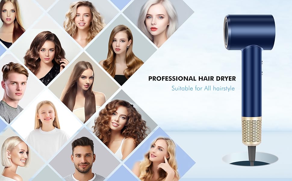 Ionic Hair Dryer,Leafless hair dryer, blow dryer,hair dryer