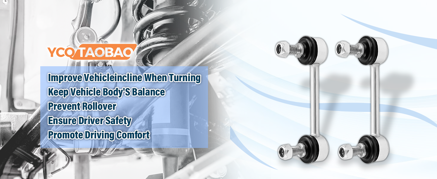 YCQTaoBao 1Pcs Rear Sway Bar Link Stabilizer Bar Link