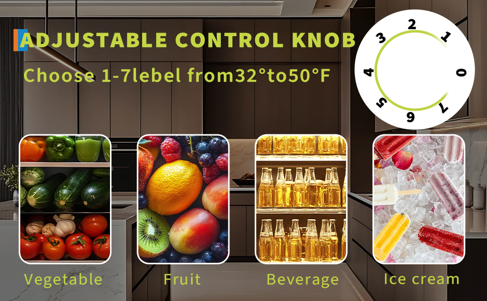 KOKEBREN 3.2 Cu. Ft. Compact Refrigerator 4