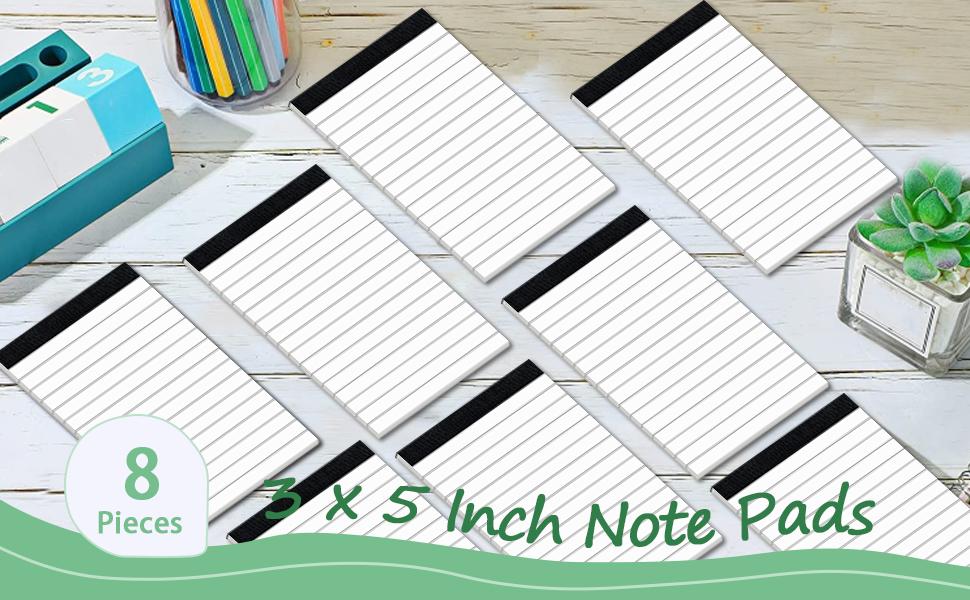 8 Pack Small Notepads Refills Notepad Replacement Refills Memo Pads