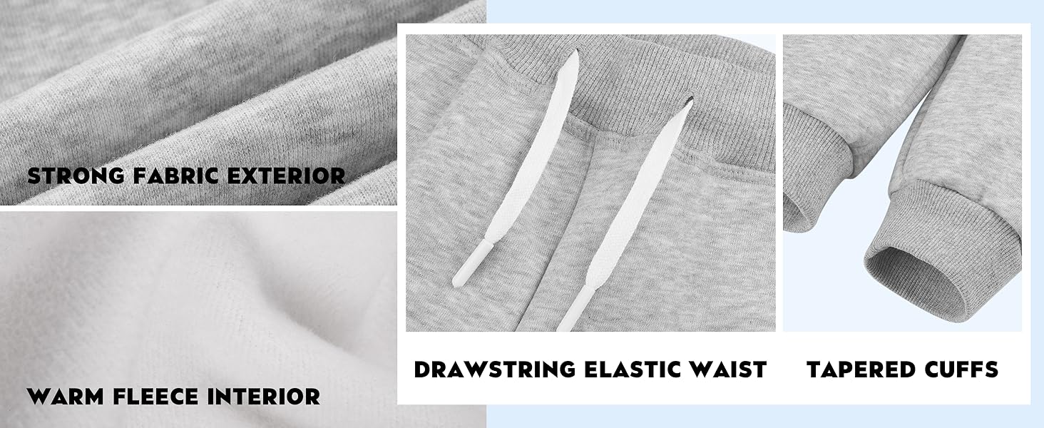 Toddler and Baby Girls Fleece Sweatpants