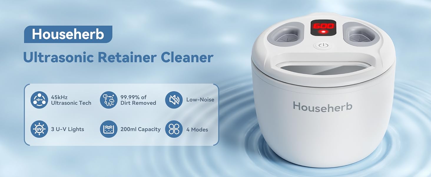 Ultrasonic Retainer Cleaner