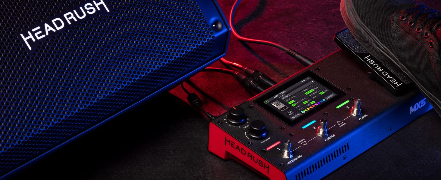 HeadRush MX5 Multi Effektgerät Gitarrenverstärker/Pedalboard & FX Modeling Prozessor mit Touch