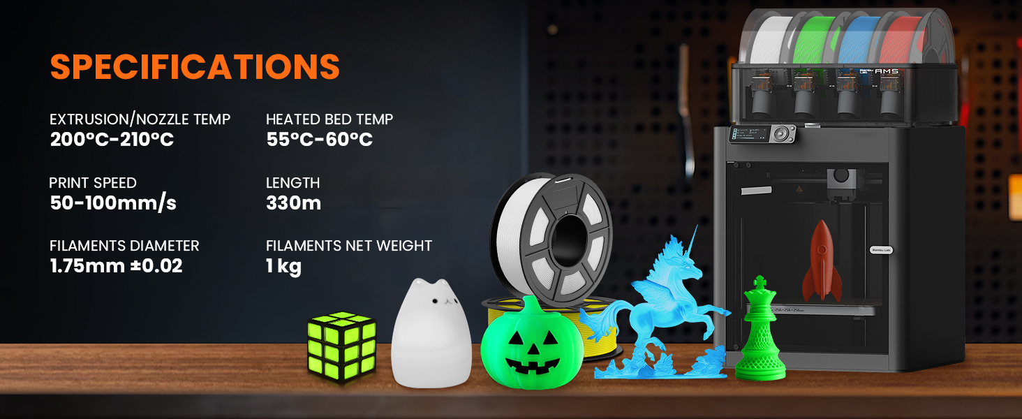 glow in the dark pla filament