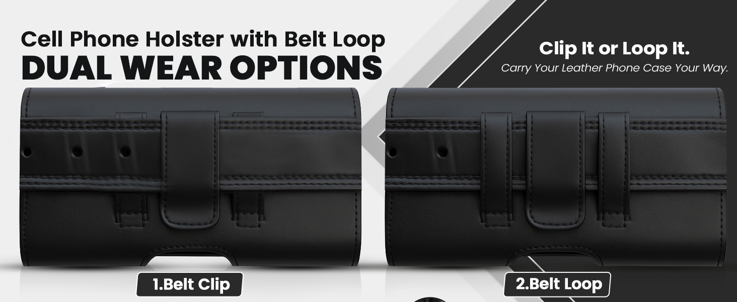 cell phone holster phone pouch for belt leather holster iphone belt clip