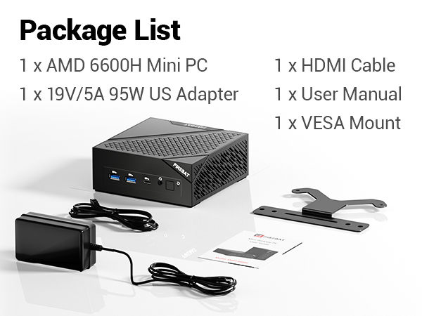 ミニPC Firebat Ryzen 5 6600H 16gb AutoCad/Rhino Firebat Ryzen 5 6600H AutoCad/Rhino FIREBAT Mini PC Gaming