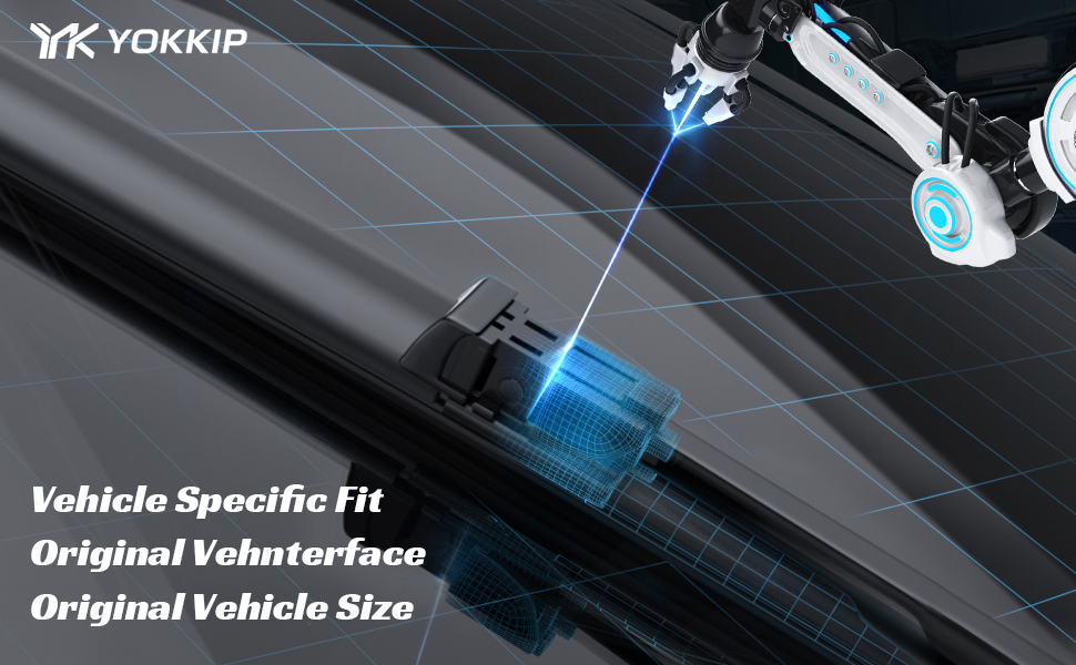 YOKKIP OEM Quality 24" + 21" Front Wiper Blade for 2012