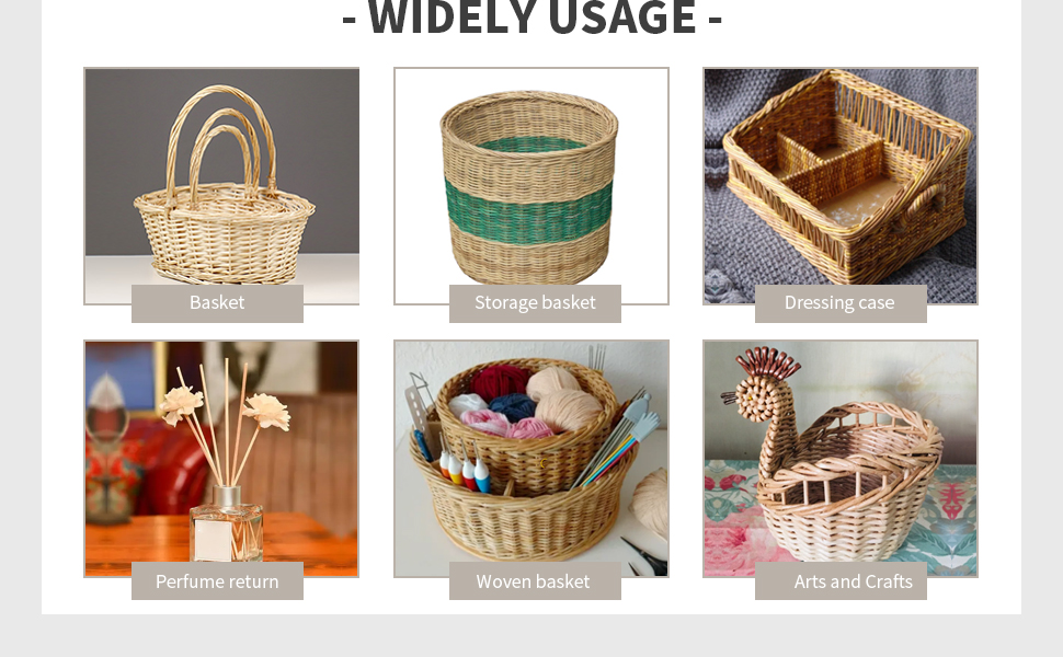 ZOENHOU 22 Yard 1/5 Inch Reed Spline, Durable Wicker Repair