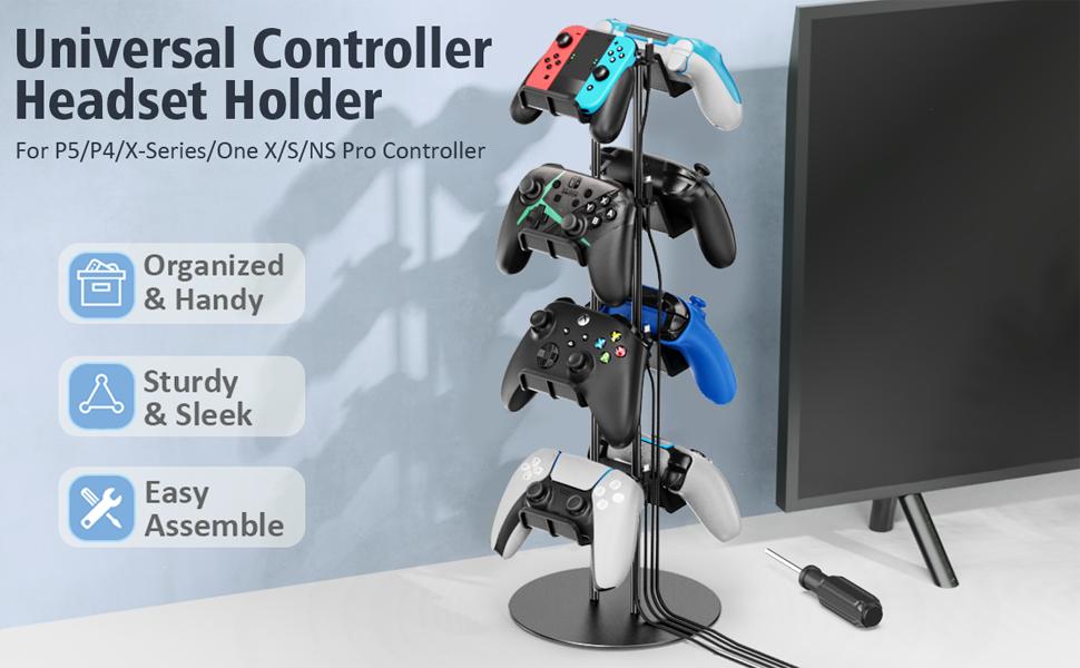 Kytok Controller Holder 4 Tiers, Gaming Headset & Controller Stand