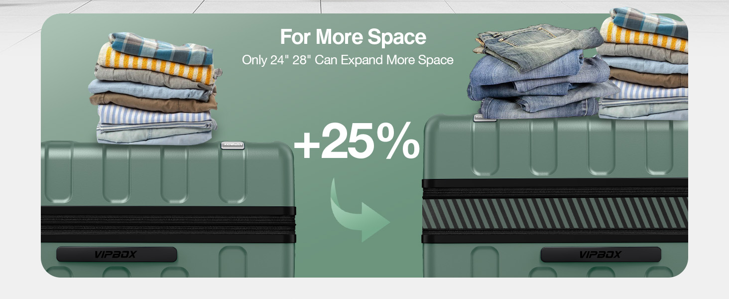 विस्तार योग्य सूटकेस सेट 3 टुकड़ा