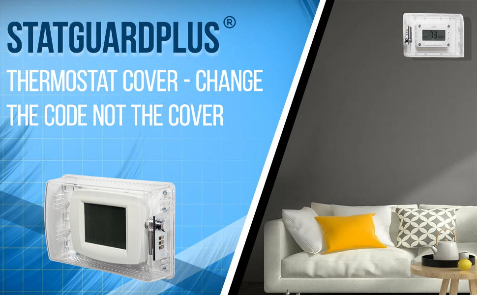 StatGuardPlus XL2 Universal Thermostat Guard with Combination Lock