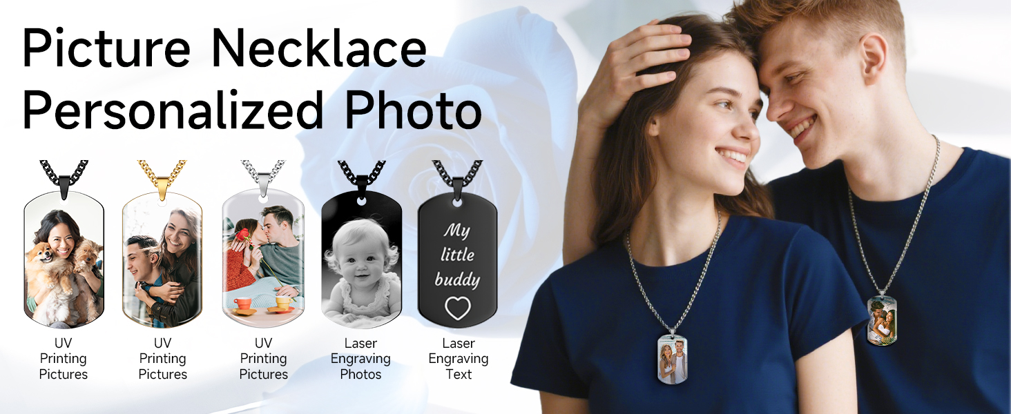 Picture Necklace Personalized Photo