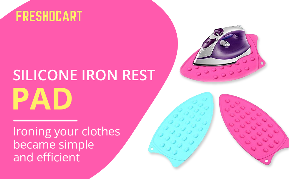FreshDcart Silicone Ironing Rest Pad Cover with DoubleSided Heat