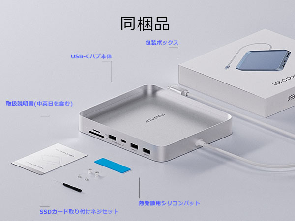 Amazon.co.jp: PULWTOP 7 in 1 USB C ハブ iMac 24インチ 2021