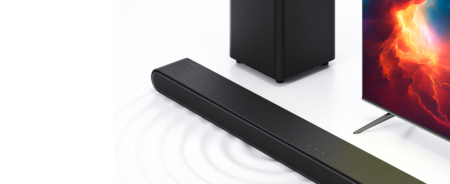 TCL 3.1ch Sound Bar with Wireless Subwoofer, (S4310, 2023