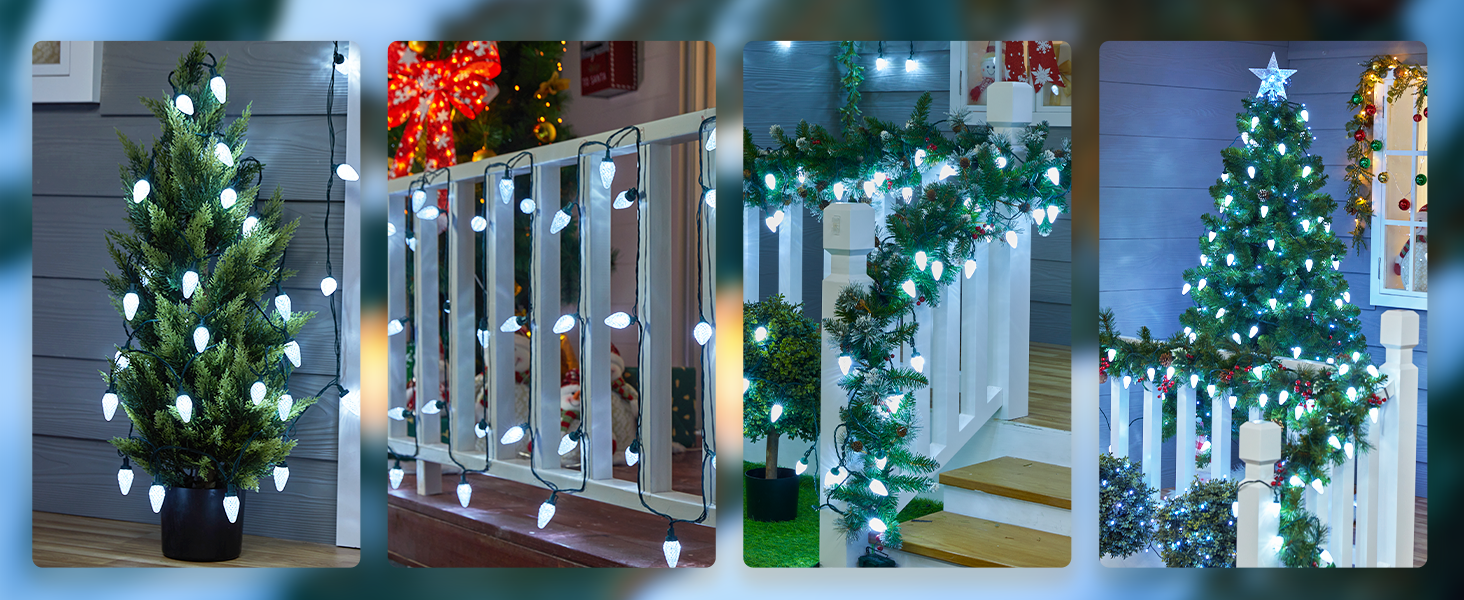 outdoor christmas lights for house