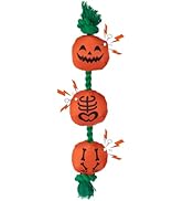 HGB Squeaky Halloween Dog Toys, Tough Pumpkin Dog Toys for Large Medium Small Breeds, Interactive...