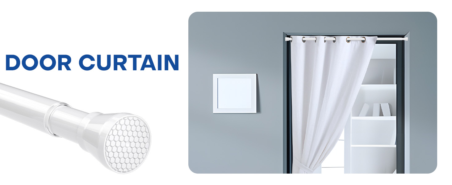 Tension Rod for Windows 28 to 48 Inch,Spring Curtain Rods