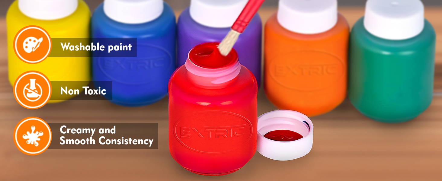 tempera paint finger painting