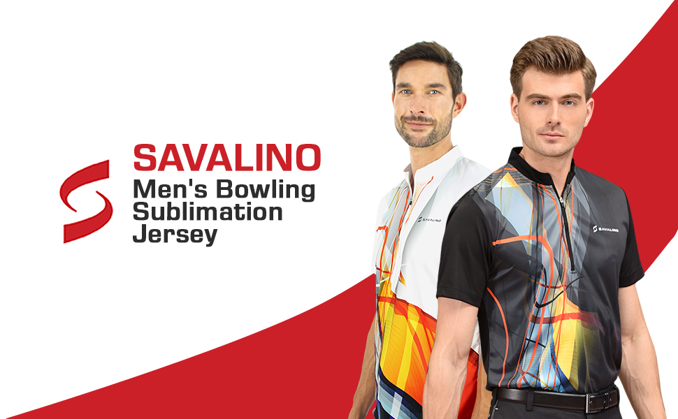 Amazon.com: SAVALINO Men's Bowling Sublimation Jersey